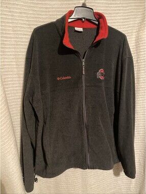 Ohio State Buckeyes Fleece Jacket Mens XXL OSU College Football Gray Columbia